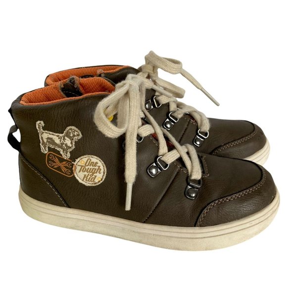 OshKosh B'gosh Other - OshKosh Boys Shoes 11 One Tough Kid Dog Brown Fall